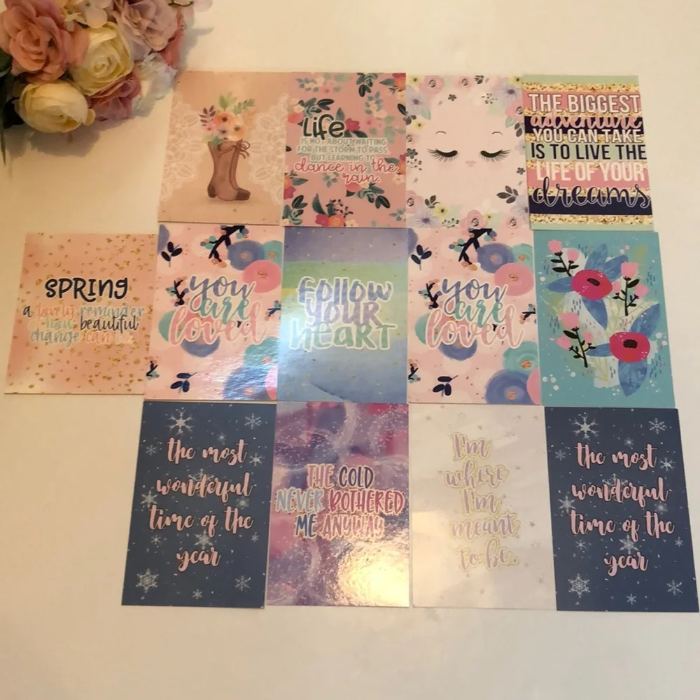 JESSICA HARTS PLANNER CARDS Jessica Hearts paper cards Planning Papers